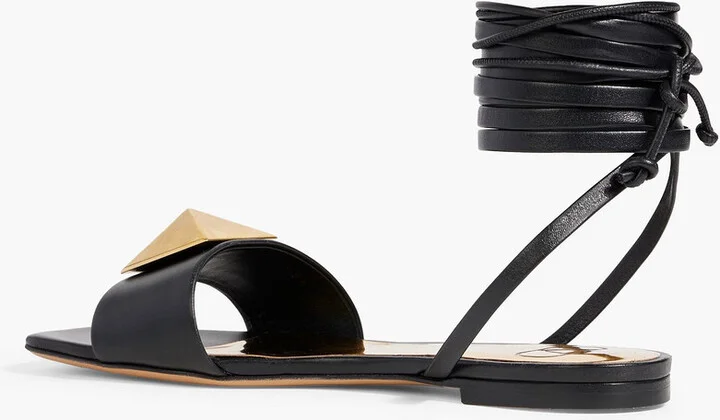 One Stud leather sandals - Image 9