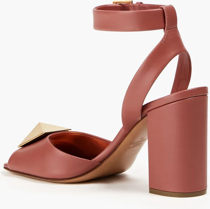 One Stud leather sandals - Image 3