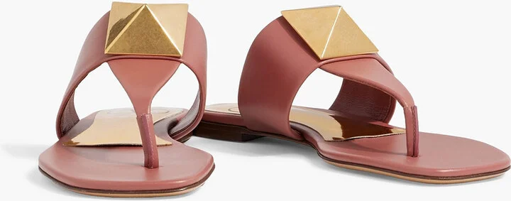 One Stud leather sandals - Image 2