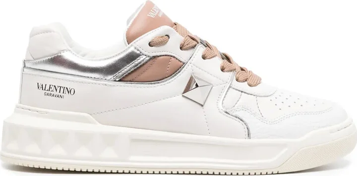 One Stud leather sneakers