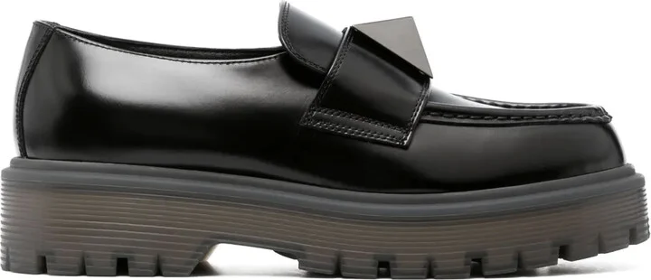 One Stud platform loafers