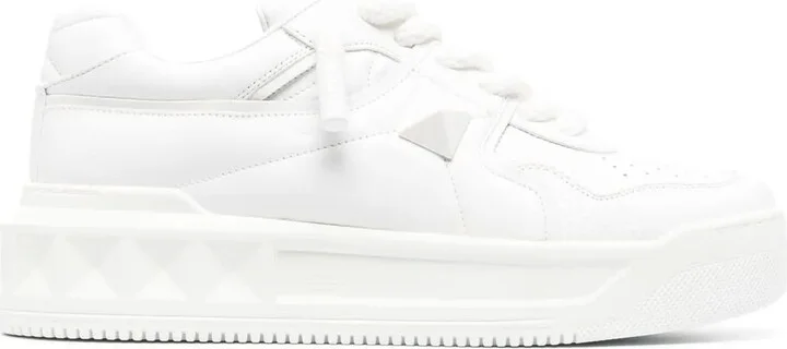 One Stud XL leather sneakers