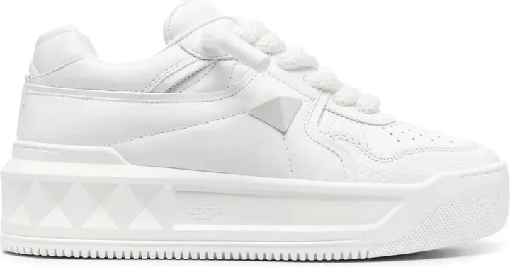 One Stud XL leather sneakers