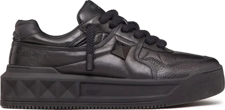 One Stud XL leather sneakers