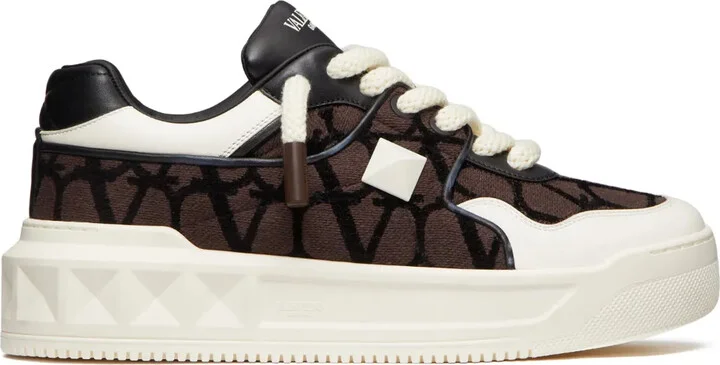 One Stud XL leather sneakers