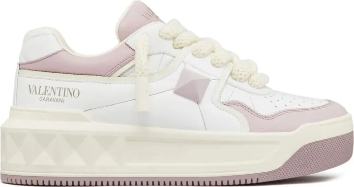 One Stud XL leather sneakers