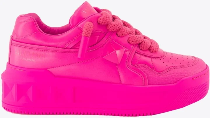 One Stud XL Nappa Leather Sneakers
