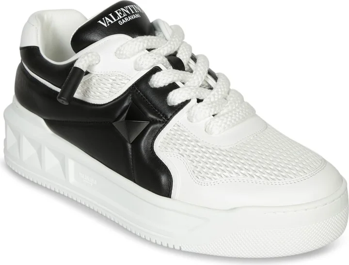 One Stud Xl Sneakers In Black And White - Image 2