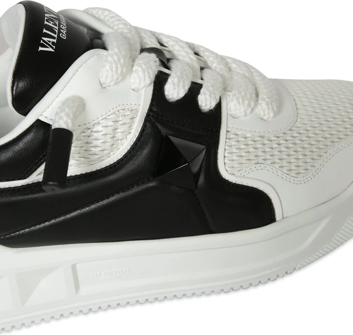 One Stud Xl Sneakers In Black And White - Image 4