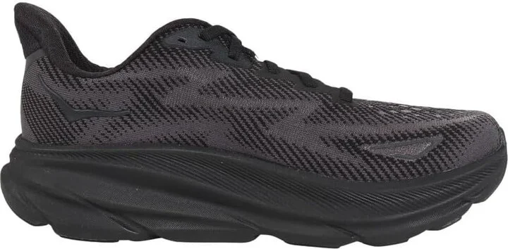 One Womens Clifton 9 Road Running Shoes - Black