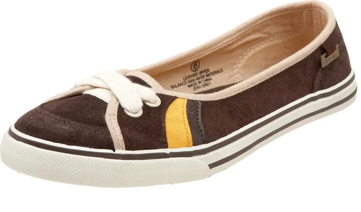 Oneill Women's Jean Grey Suede Low Profile Lace Up Vulcanized Sneaker