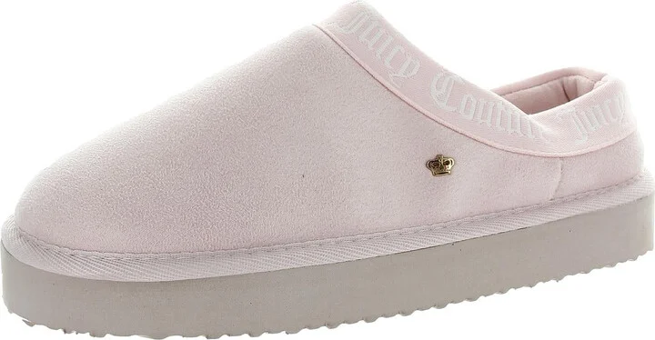 Oney Womens Faux Suede Slip On Loafer Slippers