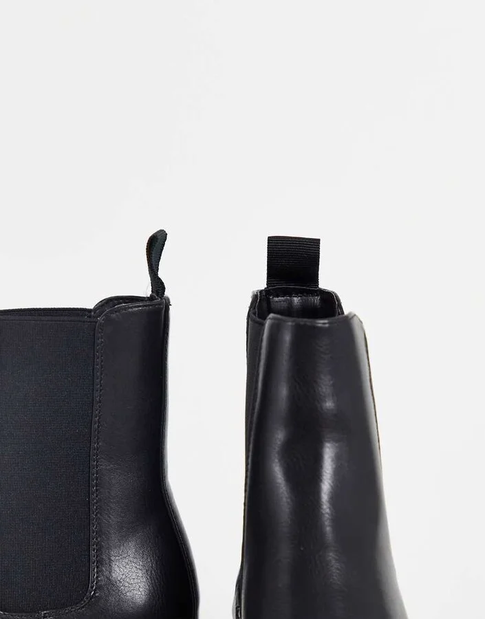 Only chelsea boot with contrast stitch in black - Image 3
