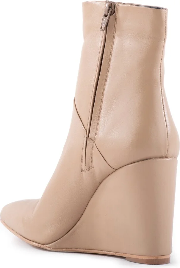 Only Girl Pointed Toe Wedge Bootie - Image 6