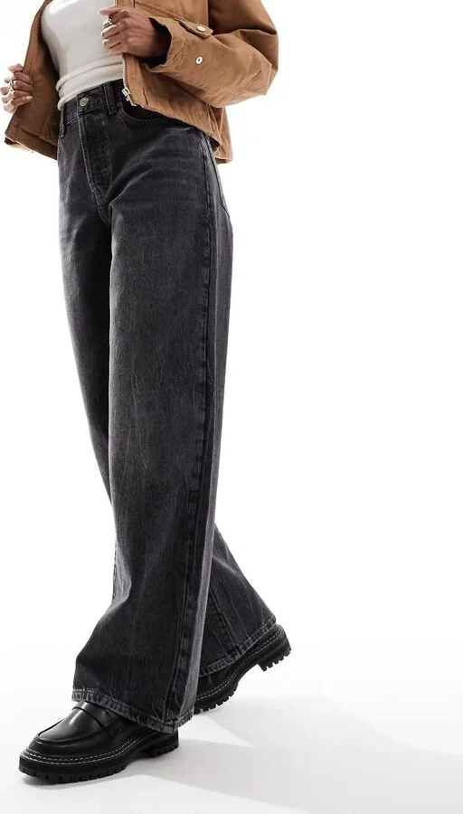 Only loafer with contrast stitching in black - Image 2