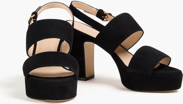 Ono suede slingback platform sandals - Image 2