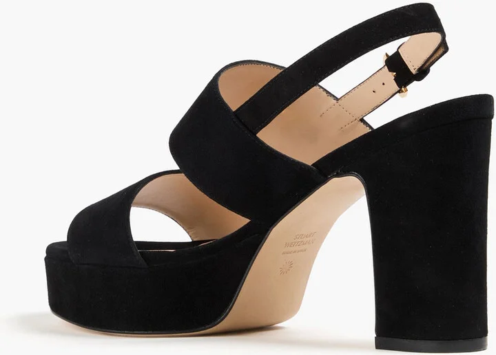 Ono suede slingback platform sandals - Image 3