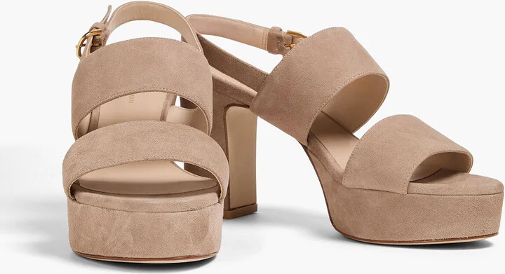 Ono suede slingback platform sandals - Image 5
