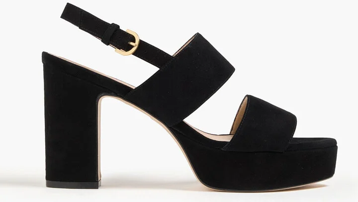 Ono suede slingback platform sandals