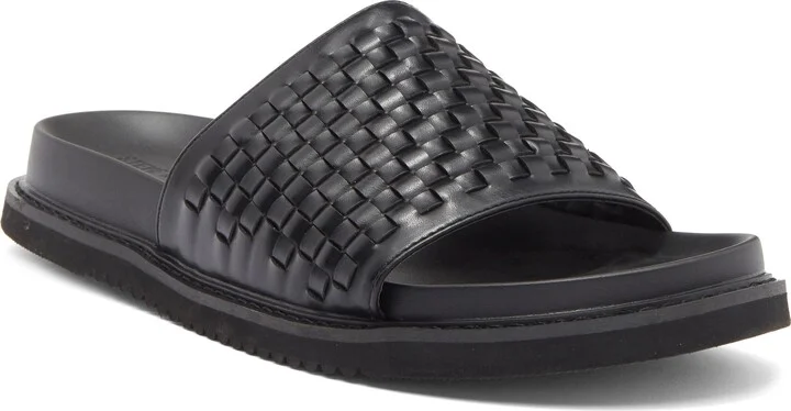 Onyx Woven Slide Sandal