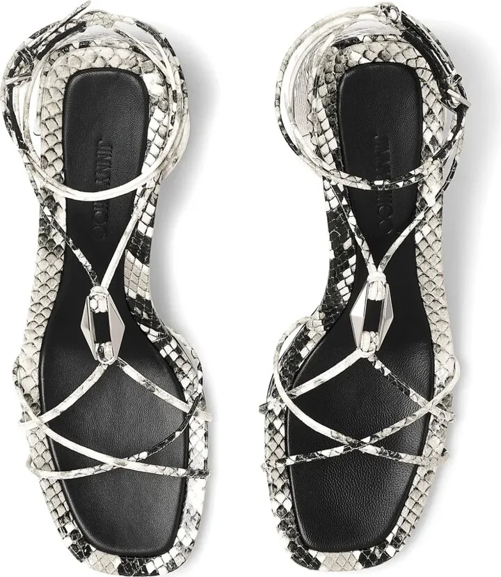 Onyxia 70mm leather sandals - Image 4