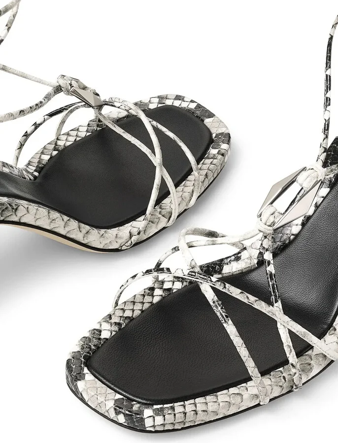 Onyxia 70mm leather sandals - Image 5