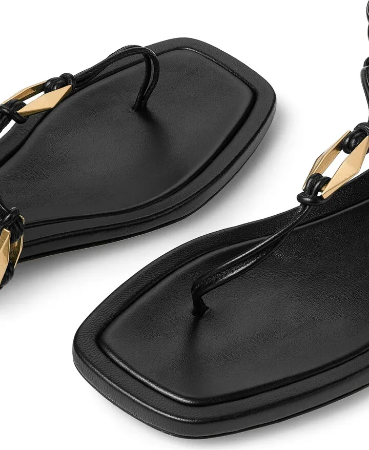 Onyxia leather sandals - Image 5