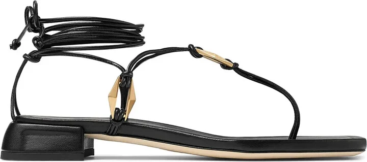 Onyxia leather sandals