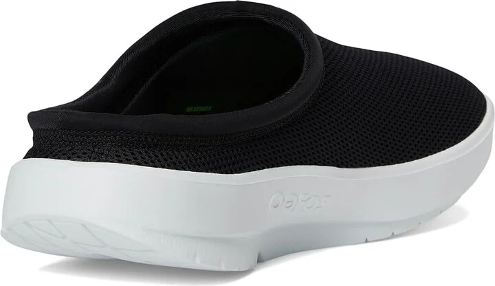 OOFOS Men's OOcoozie Sport Mule Shoe Men's Walking Shoes White/Black : 11 M, Rubber - Image 4