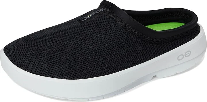 OOFOS Men's OOcoozie Sport Mule Shoe Men's Walking Shoes White/Black : 11 M, Rubber - Image 5