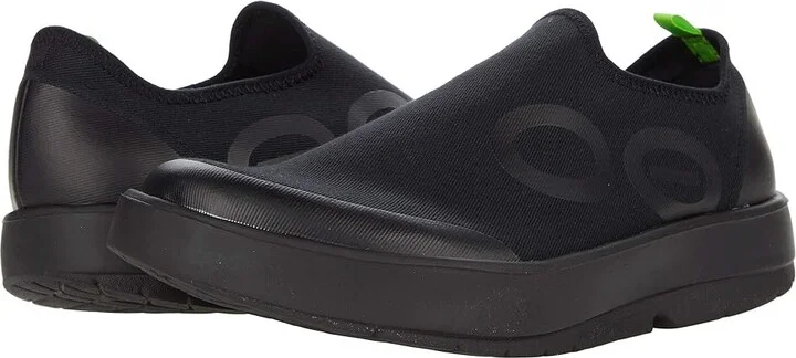 OOFOS Men's OOmg Low eeZee Men's Shoes Black : 12 M
