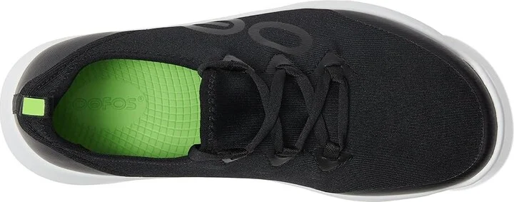 OOFOS Men's OOmg Sport LS Shoe Men's Shoes White/Black : 8 M, Synthetic - Image 2