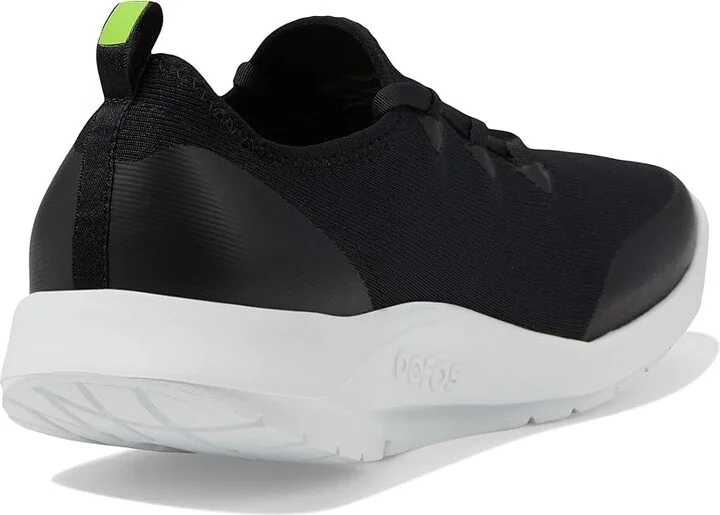 OOFOS Men's OOmg Sport LS Shoe Men's Shoes White/Black : 8 M, Synthetic - Image 4