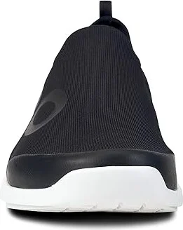 OOFOS Men's OOmg Sport Shoe Men's Shoes White/Black : 8 M, Textile - Image 4