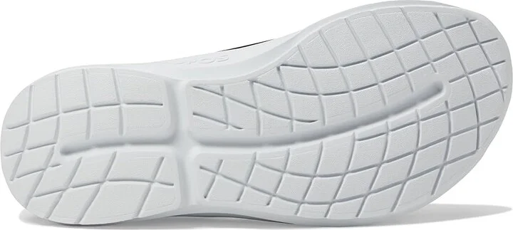 OOFOS Men's OOmg Sport Shoe Men's Shoes White/Navy : 8 M, Textile - Image 3