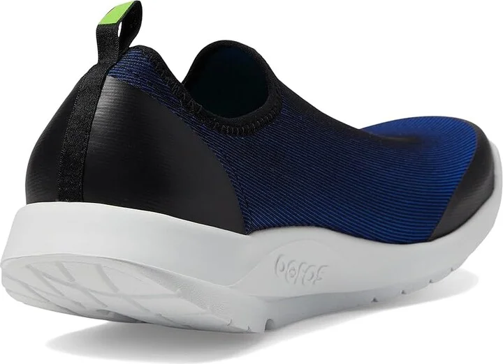 OOFOS Men's OOmg Sport Shoe Men's Shoes White/Navy : 8 M, Textile - Image 4