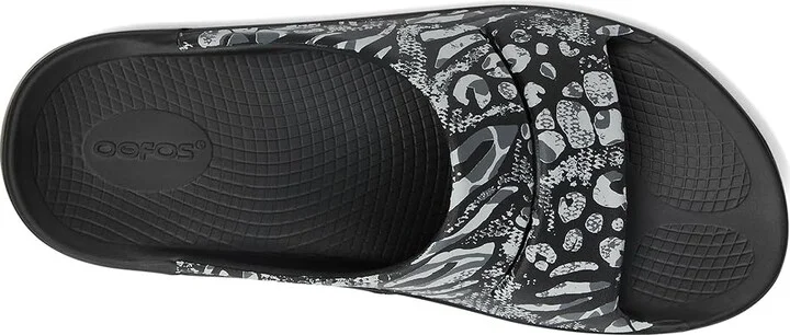 OOFOS Ooahh Limited Slide Shoes Combo Camo : Men's 6 - Women's 8 Medium - Image 2
