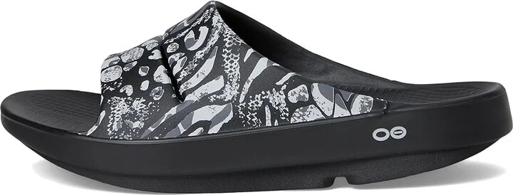 OOFOS Ooahh Limited Slide Shoes Combo Camo : Men's 6 - Women's 8 Medium - Image 6