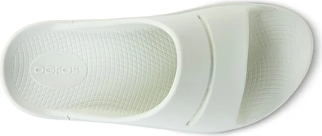 OOFOS OOahh Slide Sandals Cosmic Gray : Men's 14 - Women's 16 Medium, Synthetic - Image 2