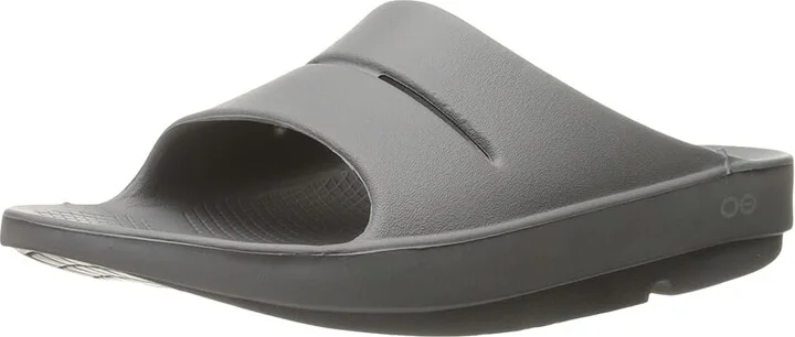 OOFOS OOahh Slide Sandals Slate : Men's 3 - Women's 5 Medium, Synthetic - Image 2