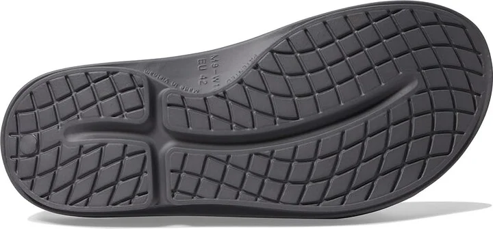 OOFOS OOahh Slide Sandals Slate : Men's 3 - Women's 5 Medium, Synthetic - Image 4