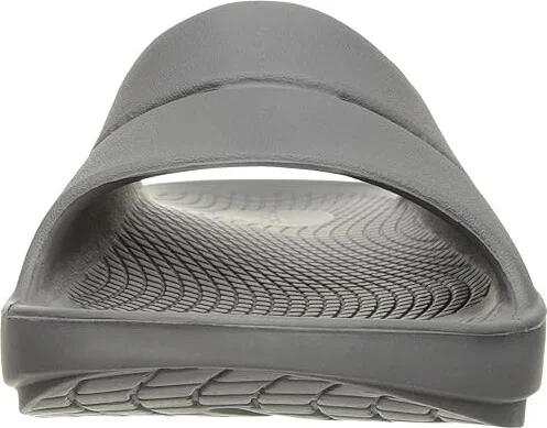 OOFOS OOahh Slide Sandals Slate : Men's 3 - Women's 5 Medium, Synthetic - Image 6