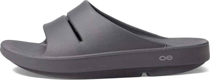 OOFOS OOahh Slide Sandals Slate : Men's 3 - Women's 5 Medium, Synthetic - Image 7