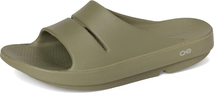OOFOS Ooahh Slide Shoes Foliage : Men's 11 - Women's 13 Medium - Image 5