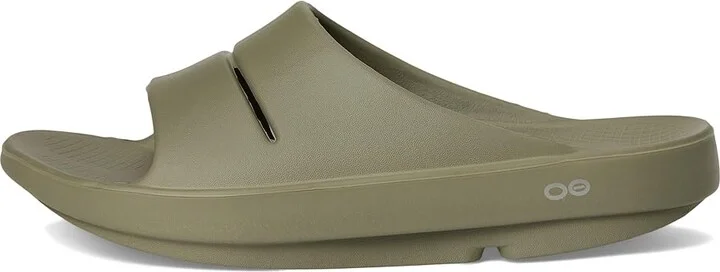 OOFOS Ooahh Slide Shoes Foliage : Men's 11 - Women's 13 Medium - Image 6