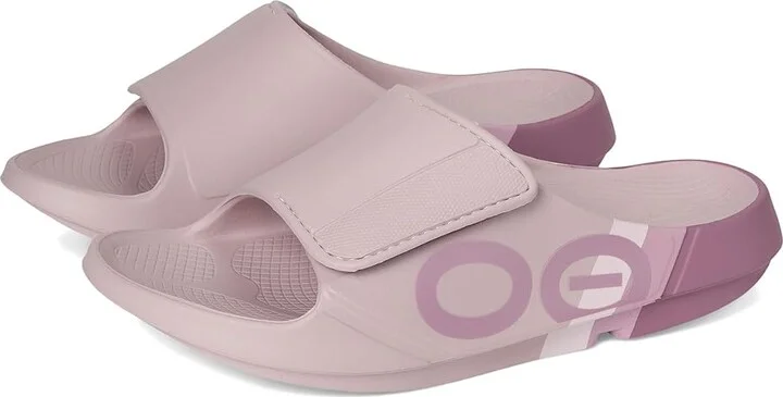 OOFOS OOahh Sport Flex Limited Slide Shoes Stardust : Men's 9 - Women's 11 Medium, Synthetic