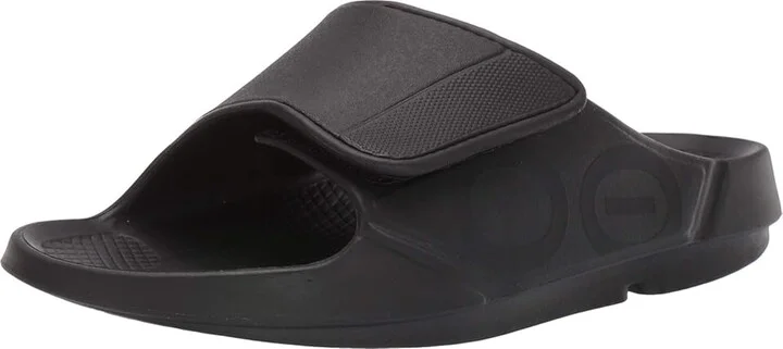 OOFOS OOahh Sport Flex Running Shoes Matte Black : Men's 4 - Women's 6 Medium, Synthetic - Image 2