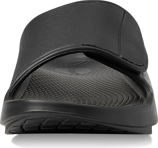 OOFOS OOahh Sport Flex Running Shoes Matte Black : Men's 4 - Women's 6 Medium, Synthetic - Image 3