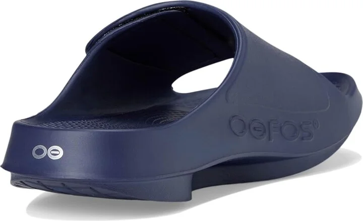 OOFOS OOahh Sport Flex Running Shoes Navy : Men's 5 - Women's 7 Medium, Synthetic - Image 4