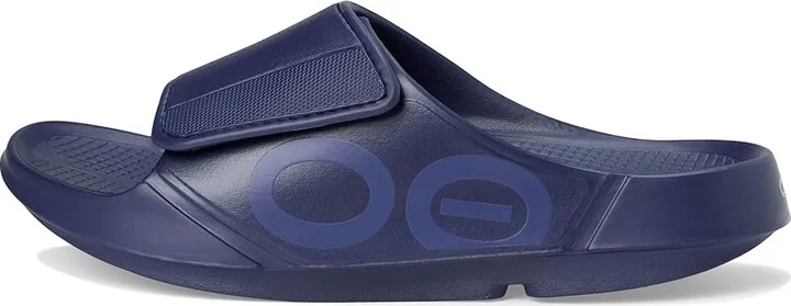 OOFOS OOahh Sport Flex Running Shoes Navy : Men's 5 - Women's 7 Medium, Synthetic - Image 6